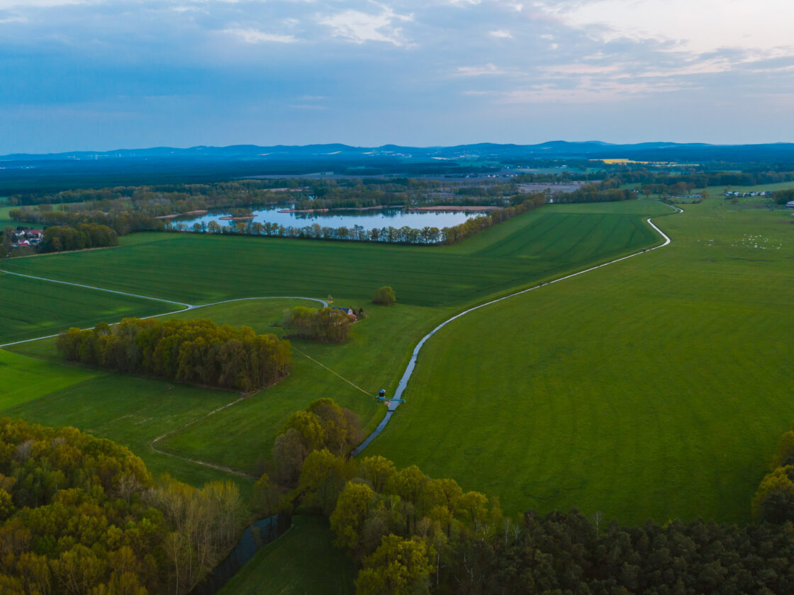photo of a landscape in Lusatia