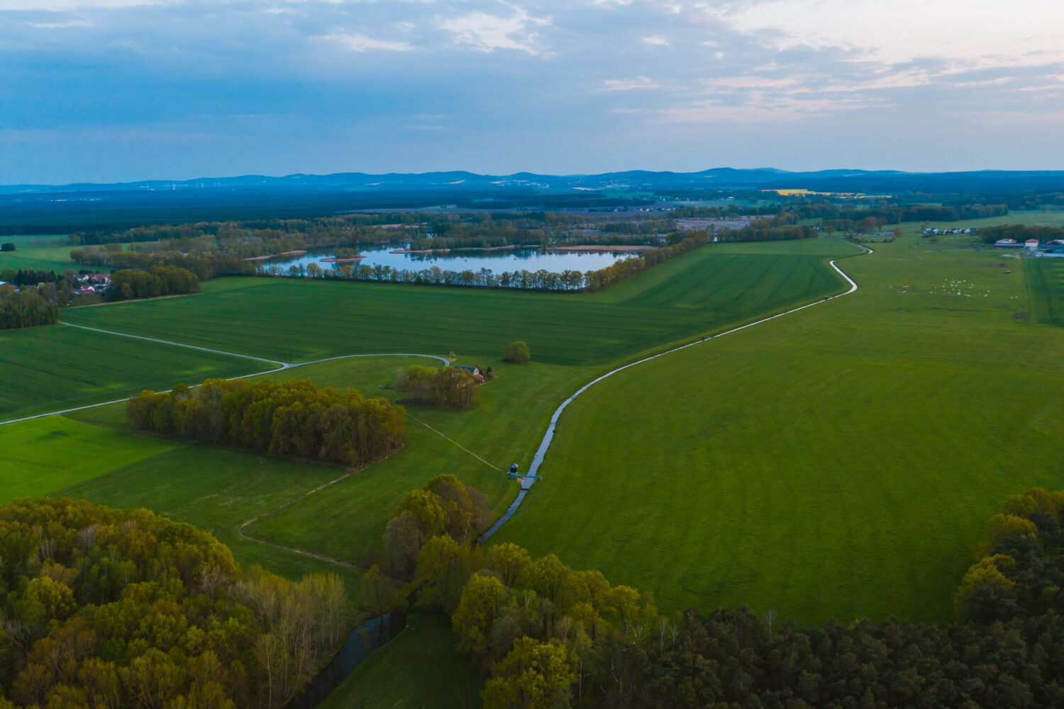 photo of a landscape in Lusatia